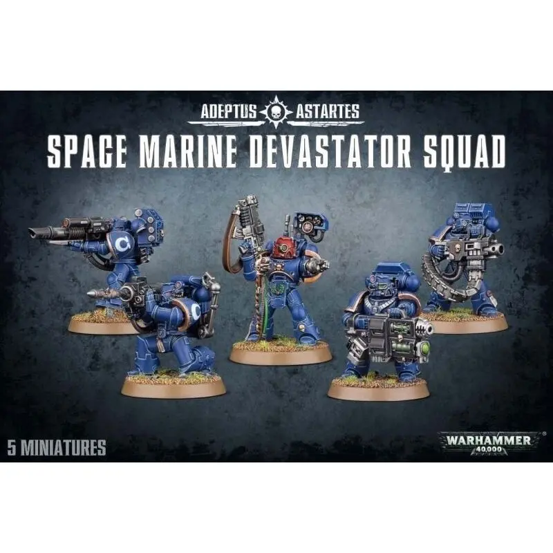 Figurines Games Workshop Warhammer 40k - Space Marine Devastator Squad (x5)