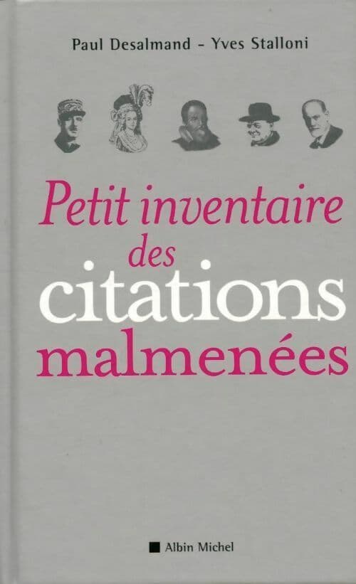 Petit inventaire des citations malmenées - Yves Stalloni