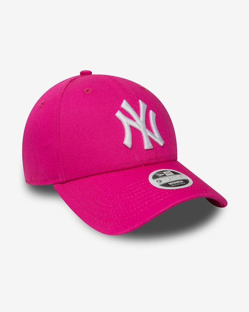 Casquette New Era New York Yankees Essential 9FORTY rose blanc femme