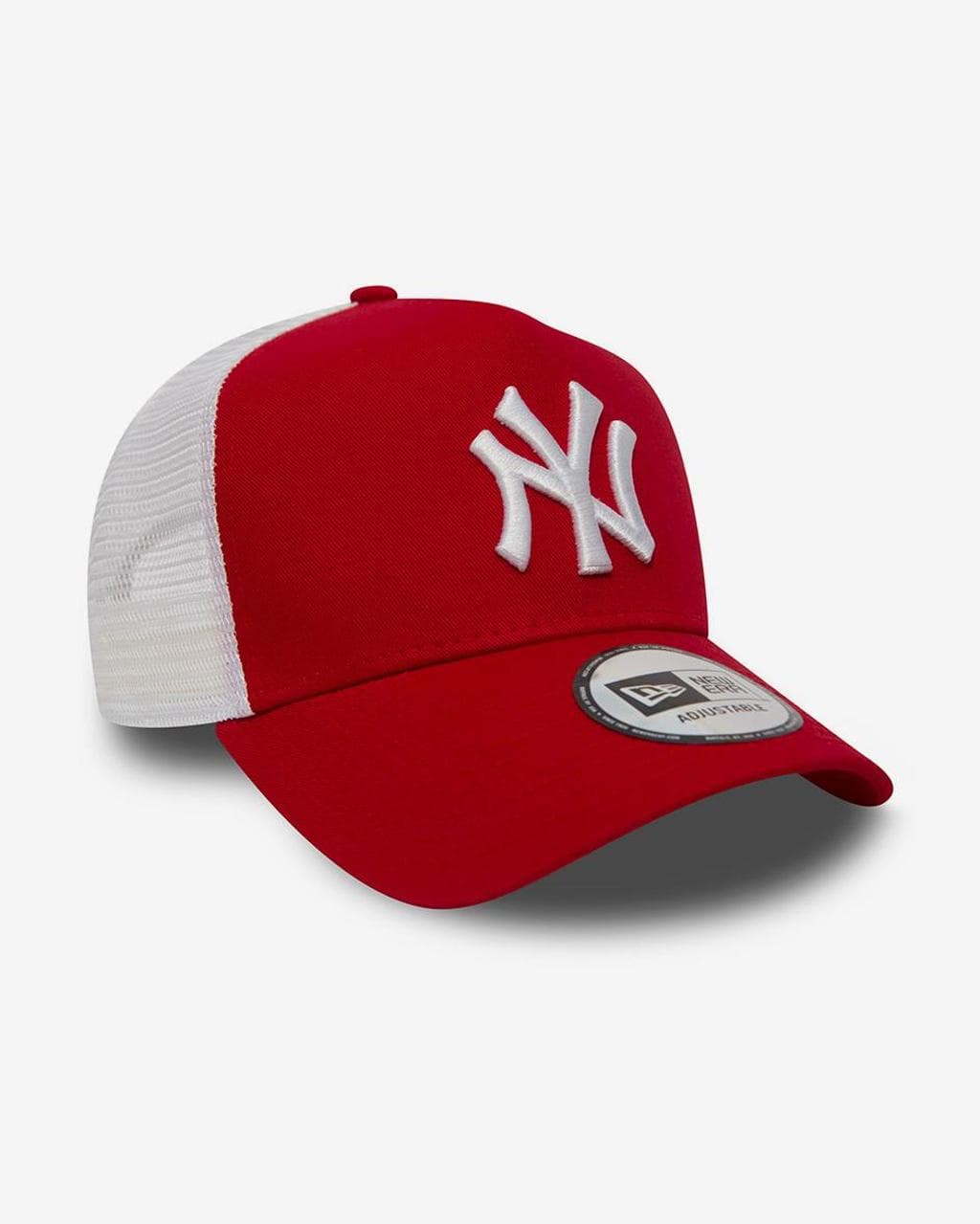 Casquette New Era New York Yankees Clean A-Frame rouge blanc