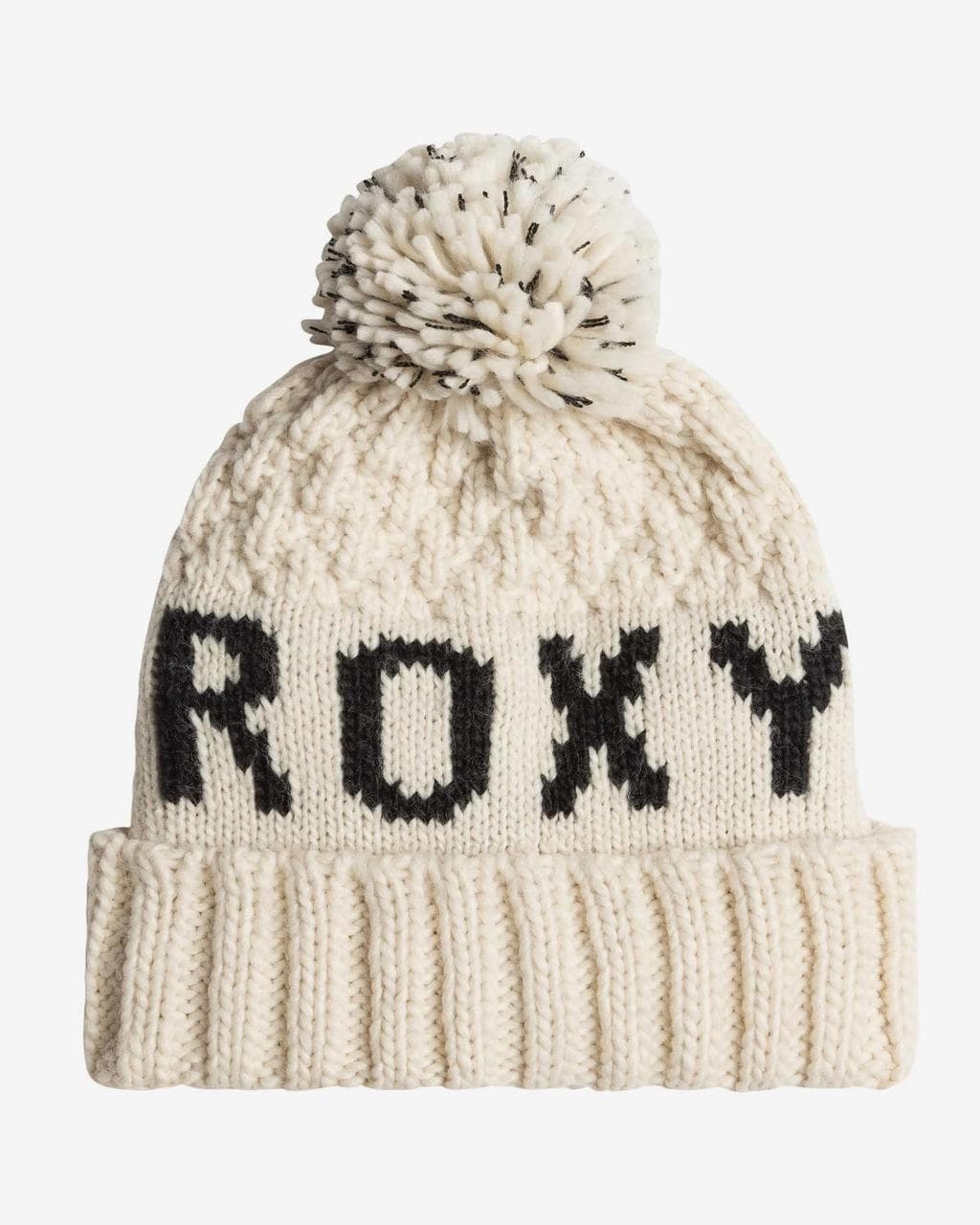 Bonnet Roxy Tonic blanc intense noir femme