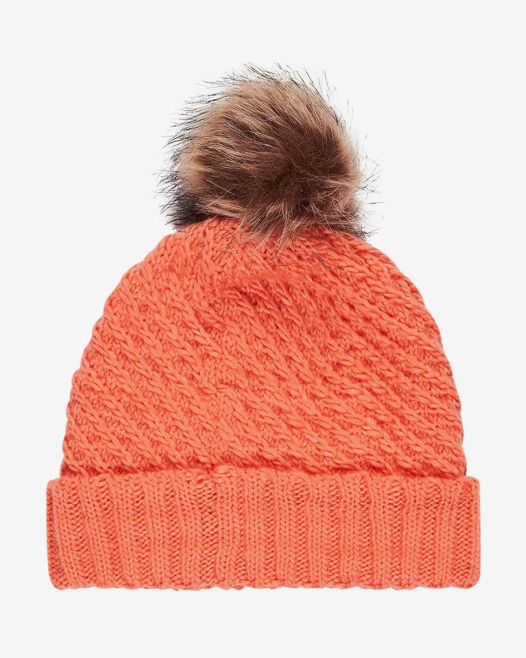 Bonnet Roxy Blizzard orange vif femme