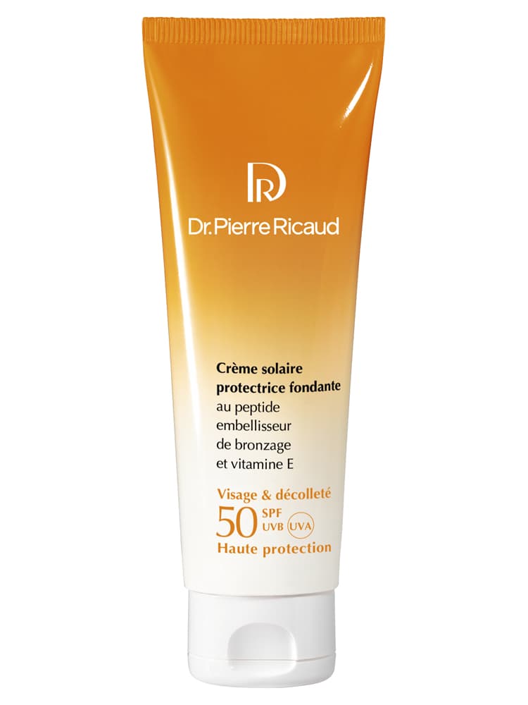 Dr Pierre Ricaud Crème Solaire Protectrice Fondante Visage et Décolleté SPF50 50 ml