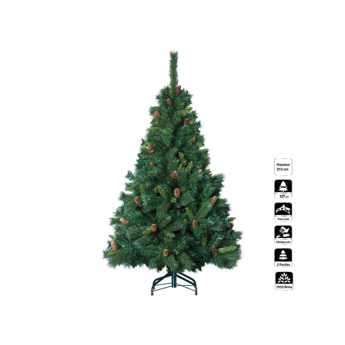 Feeric Christmas Sapin Royal Majestic 210 cm