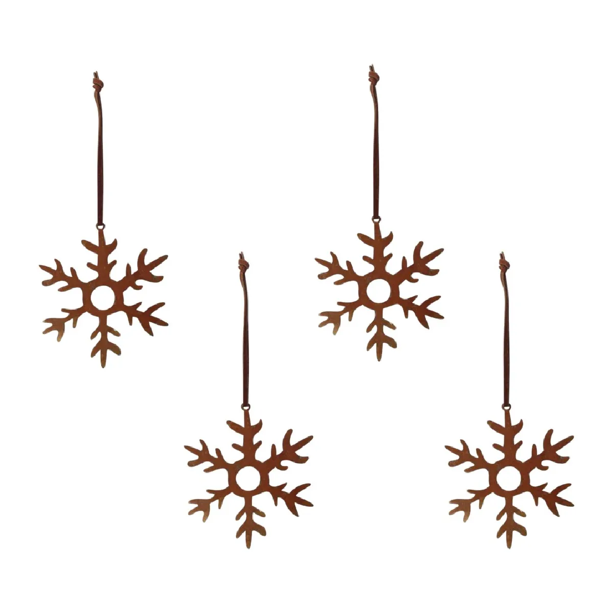 Pluto Suspensions flocon de neige - Marron