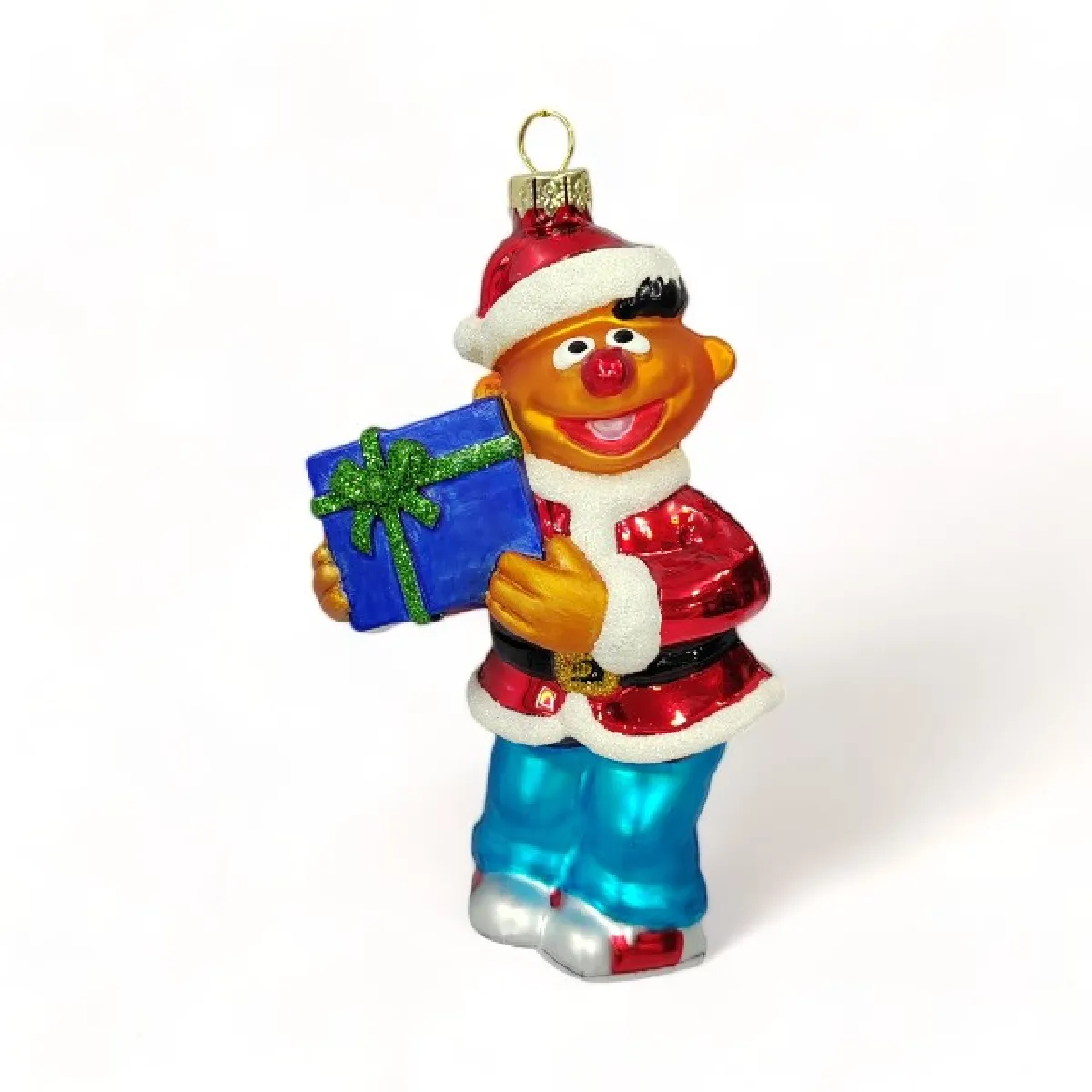 Sass & belle Boule de Noël Ernie Rue Sésame - Orange