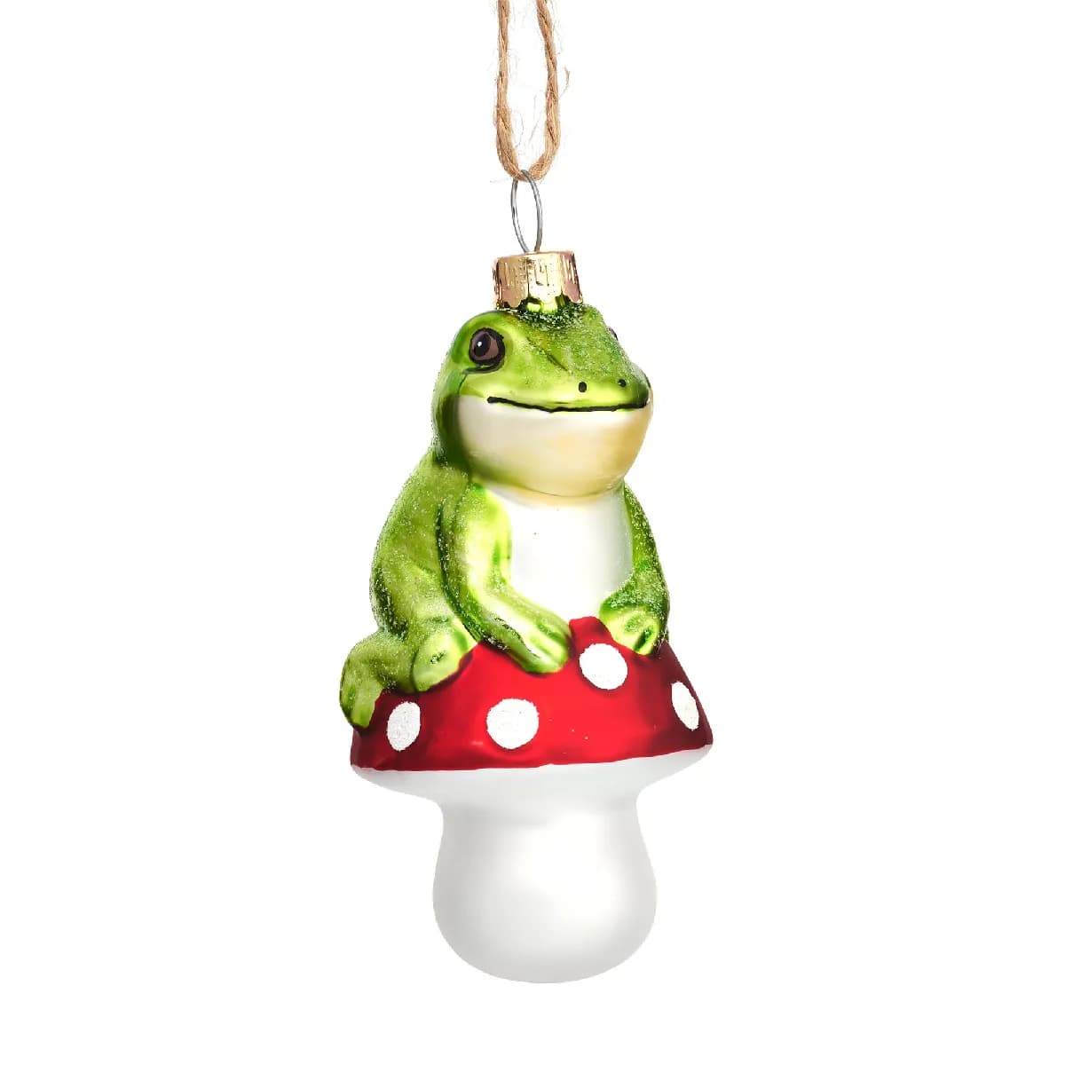 Sass & belle Boule de Noël grenouille - Vert