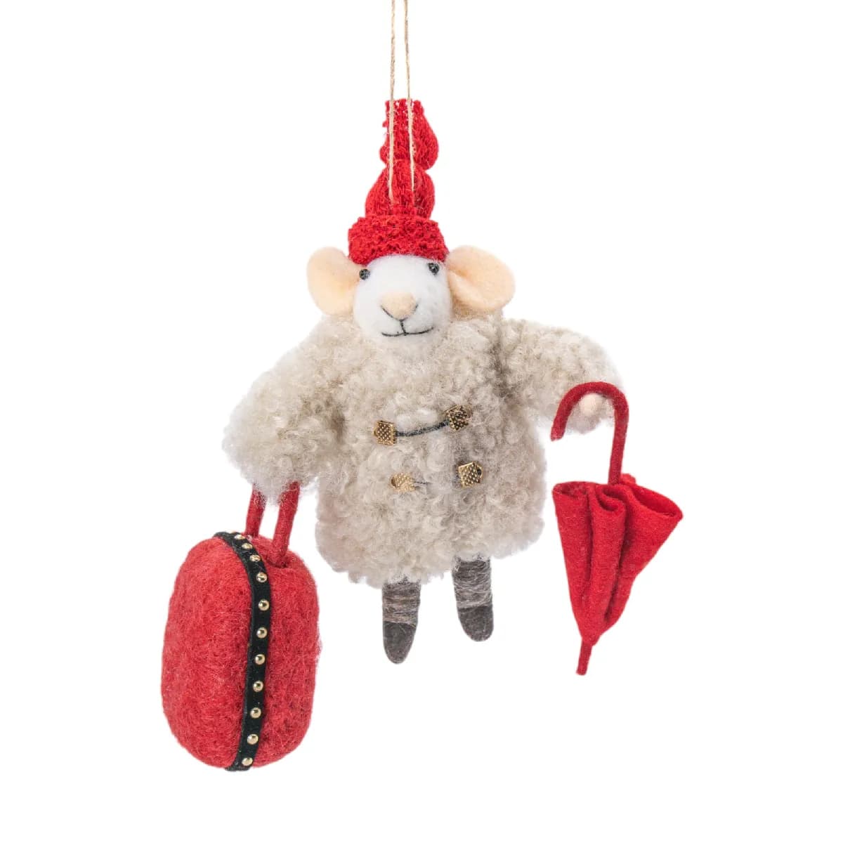 Sass & belle déco Noël souris - gris