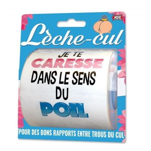 papier toilette humoristique lèche cul - surprisez vous pq15